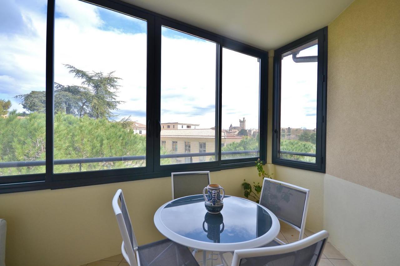 Appartement dans résidence avec piscine et parking Uzès Extérieur photo